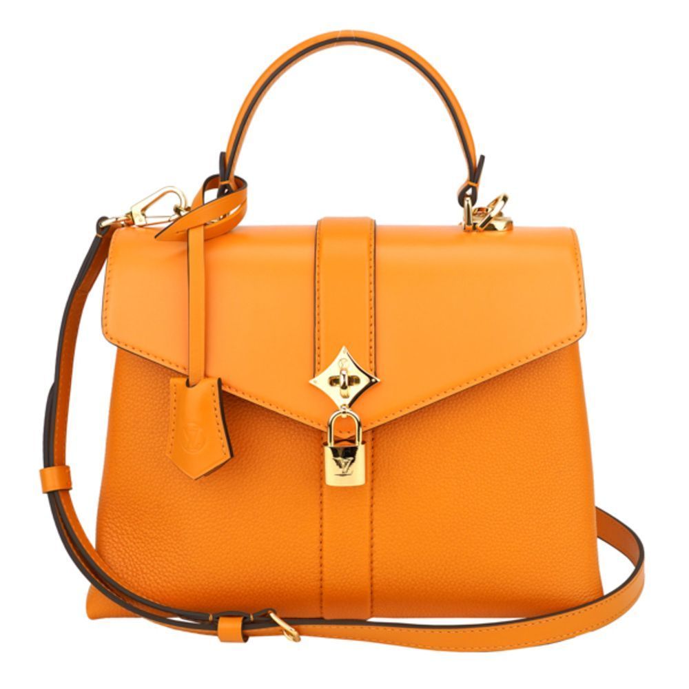 Rose Des Vents Orange   Grained Calf Leather/ Smooth Calf Leather